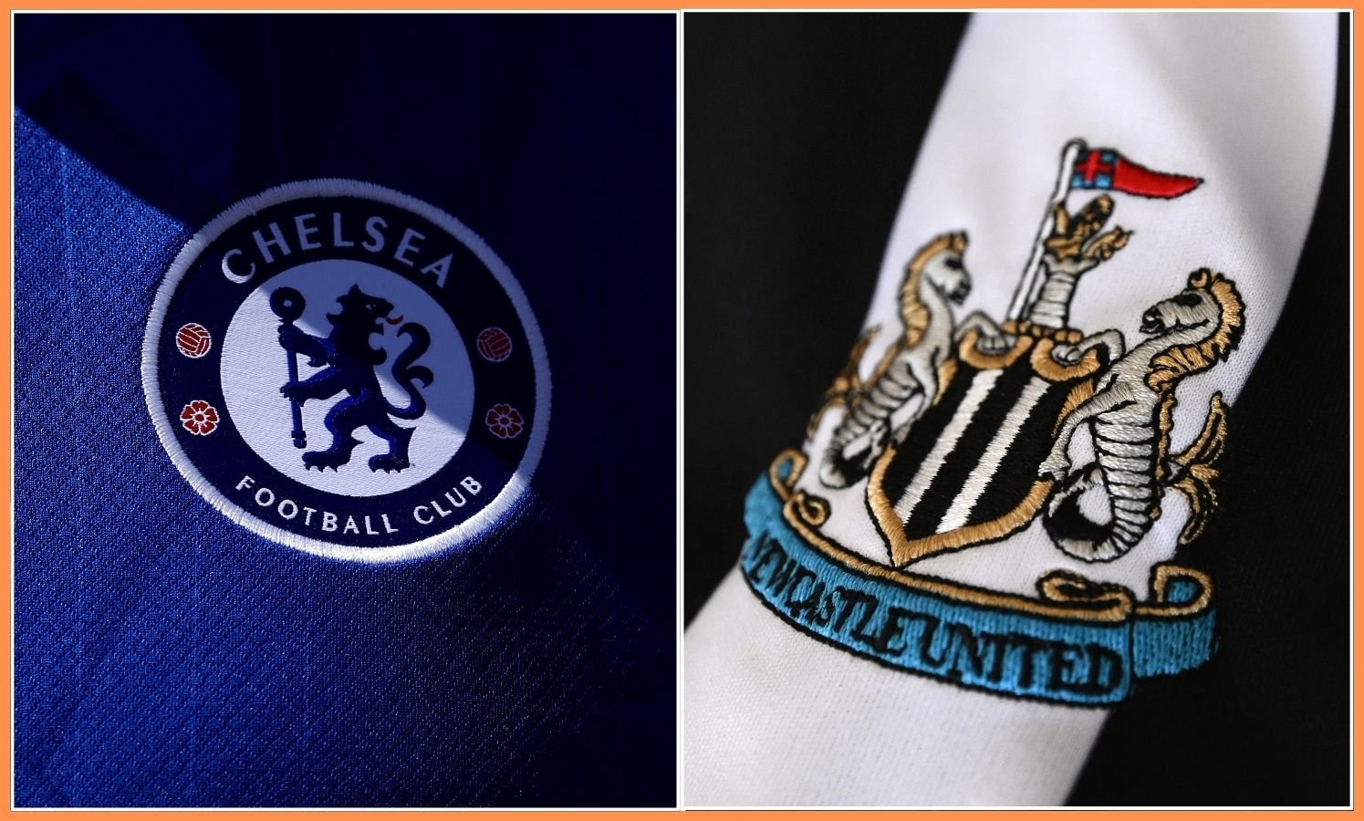 Chelsea club slogans and Newcastle