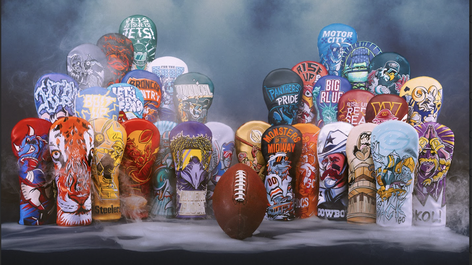 Swag Golf Headcovers for all 32 American Football Association teams