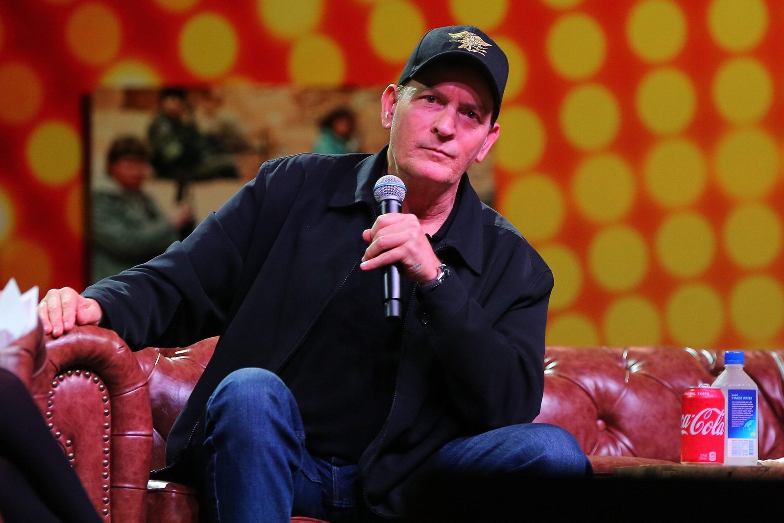 An intimate evening with Charlie Sheen in Siminol Casino Crake Kreik