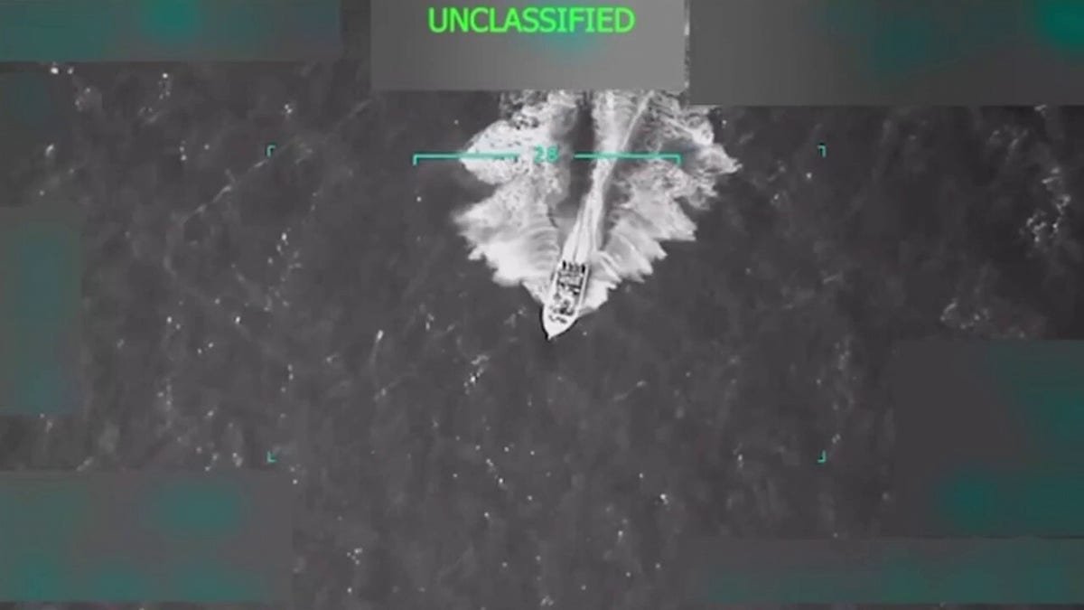 Video footage showed the ship shortly before its destruction.