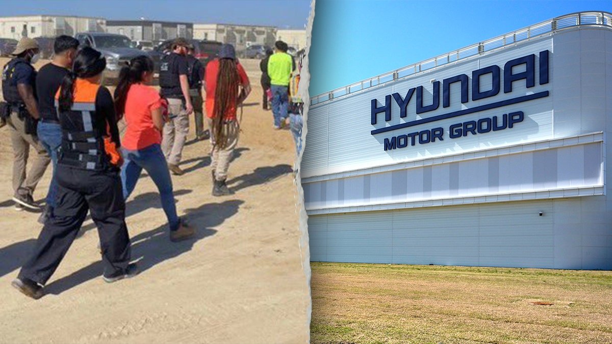 Hyundai Georgia facility compound and immigration raid