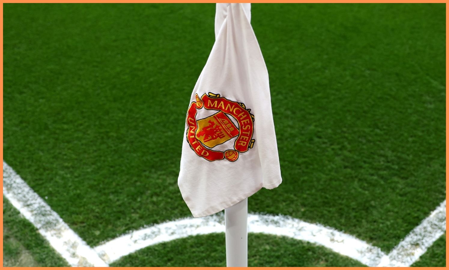Manchester United logo on the angle science