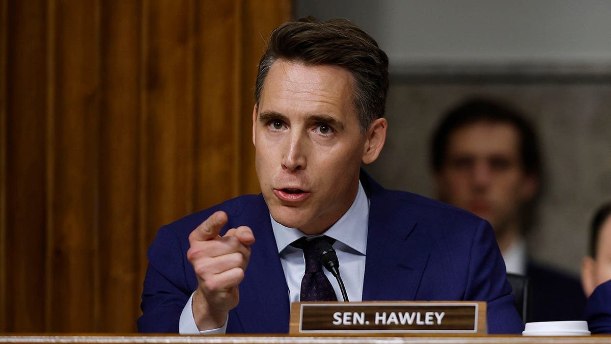 Senator Josh Holie, RM, during a hearing