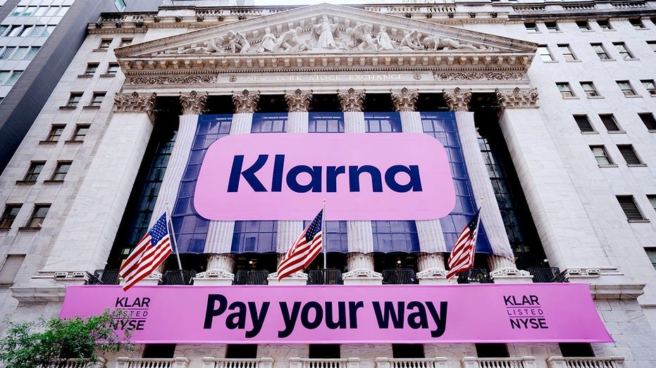 Klarna brand on the introduction of the New York Stock Exchange