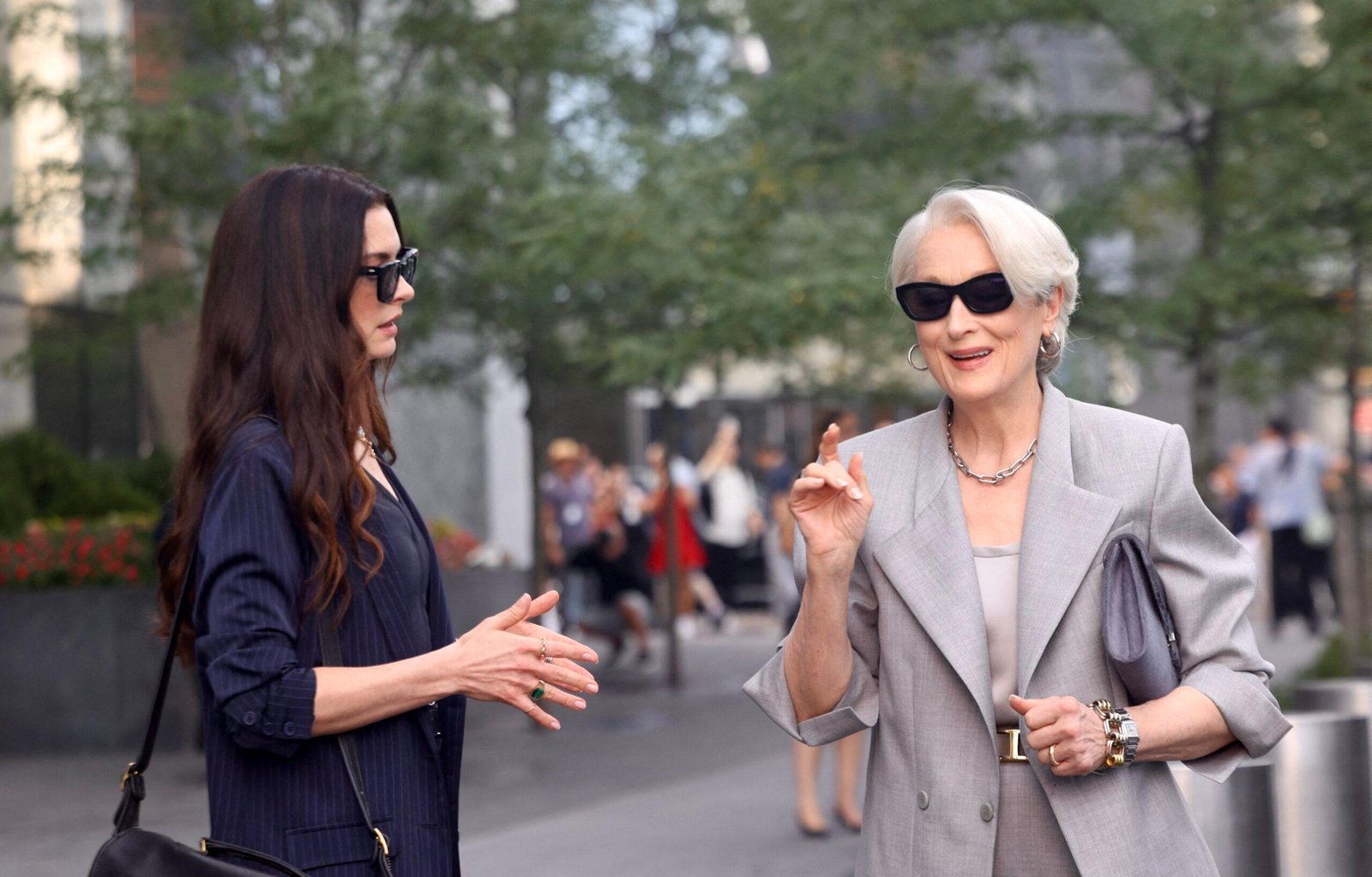 Ann Hathaway and Maryil Strip Photography "Satan wears Prada 2."