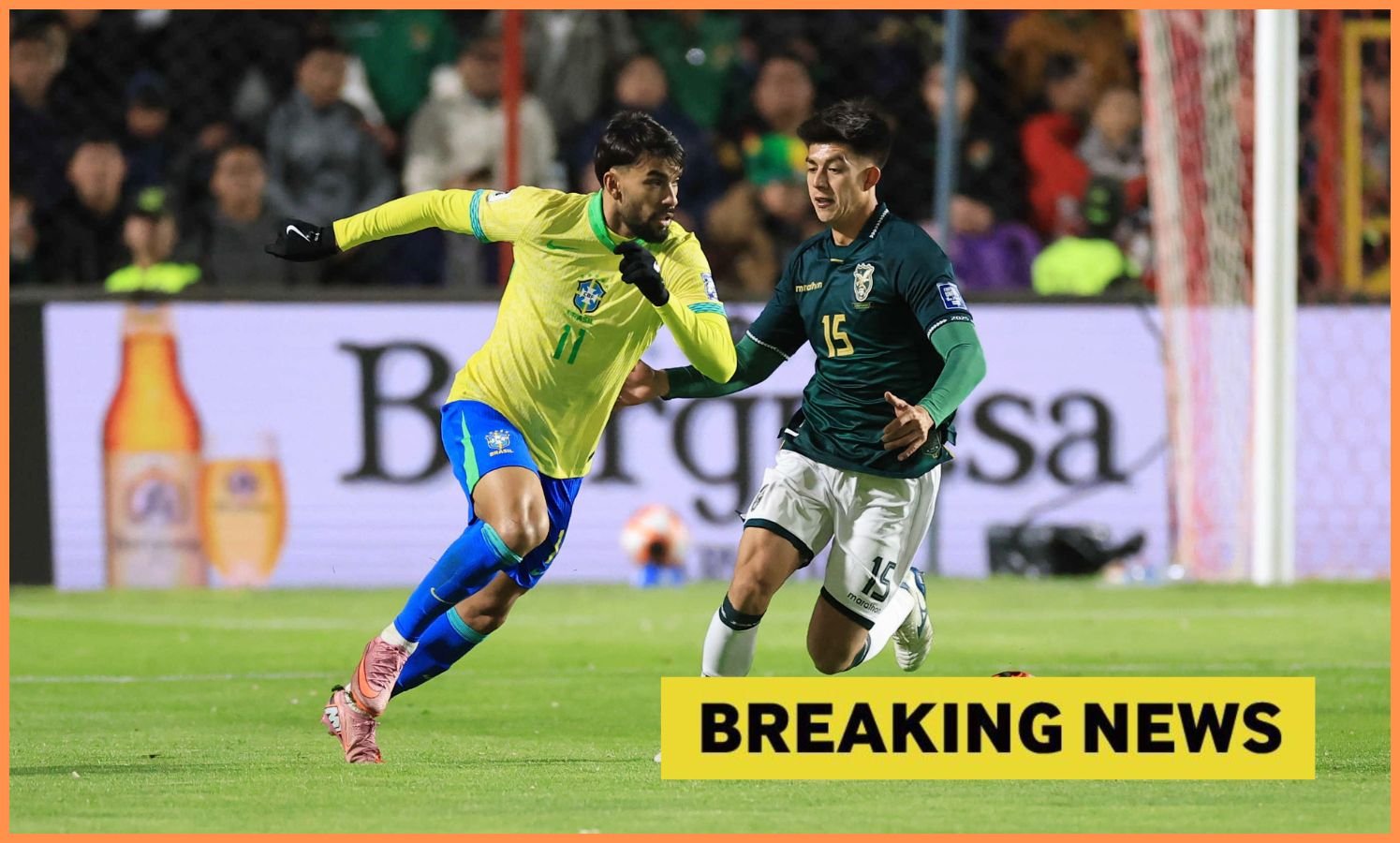 Lucas Paqueta at work for Brazil