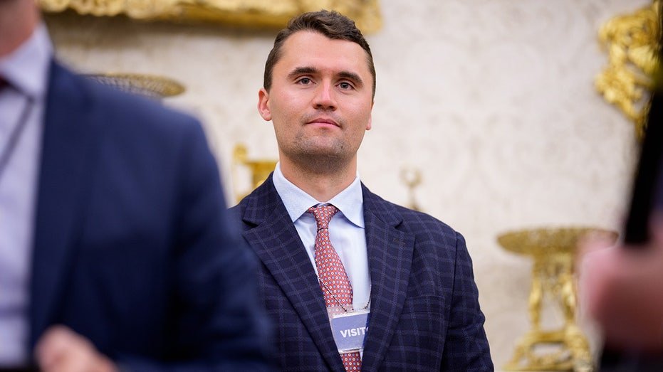 Charlie Kirk attends the White House event