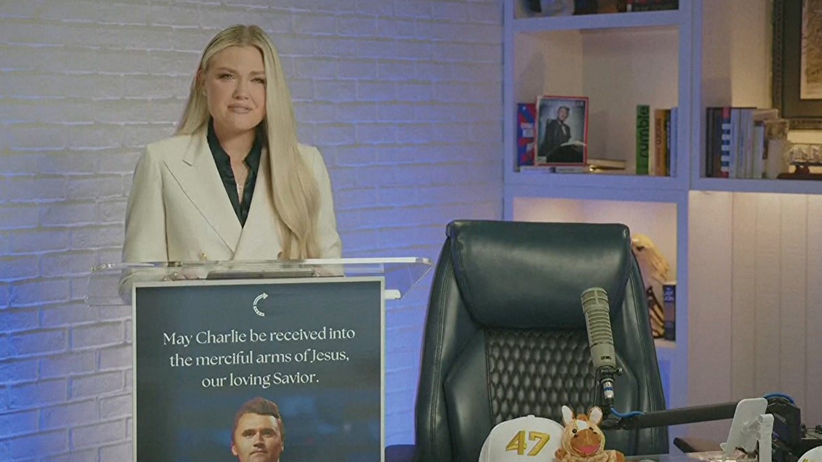 Erika Kirk gives a first letter to the nation after the husband of the husband Charlie Kirk