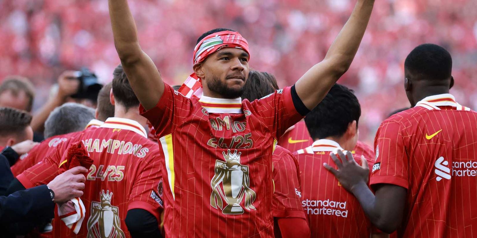 Cody Jacob wins from Liverpool in the Premier League