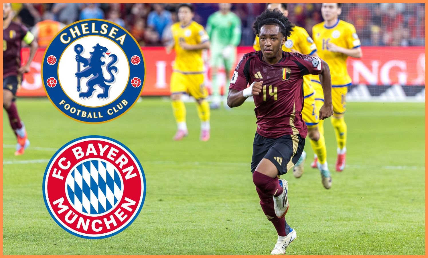 Malick Fofana at work for the Belgian national <a href=