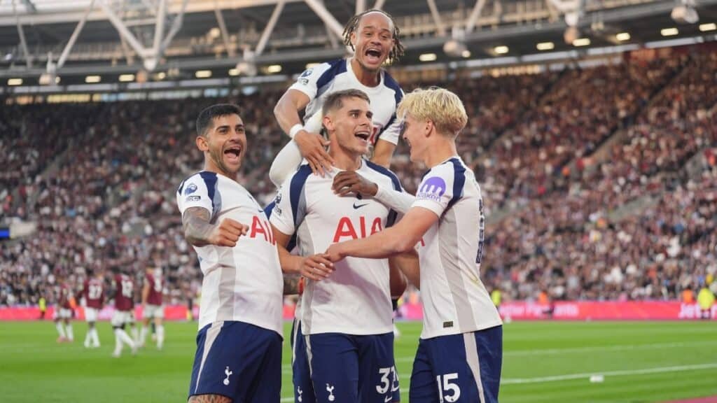 Tottenham Hotspur, football players playing football