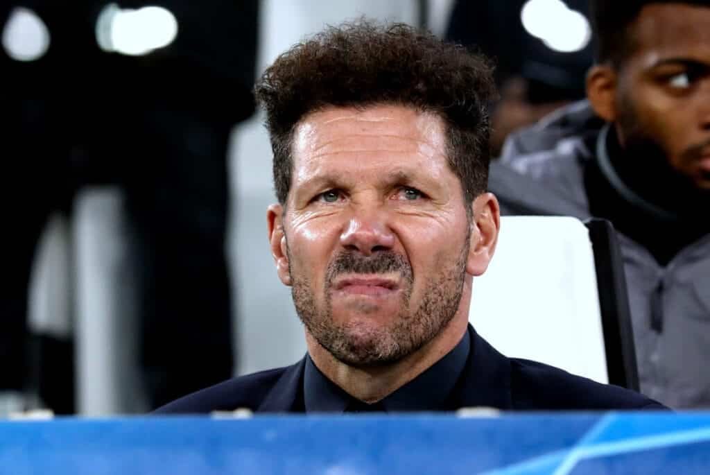 Atletico Madrid President Diego Simon