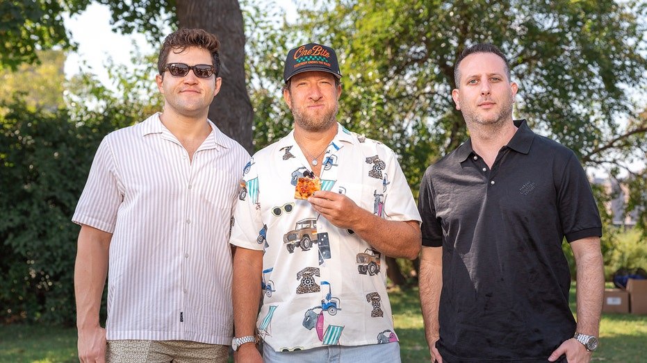 Dave Portnoy from Barstool SPORTS joined Adam Richman and Joe Silbarsaji from the rare medium to put it in the Pizza Festival 