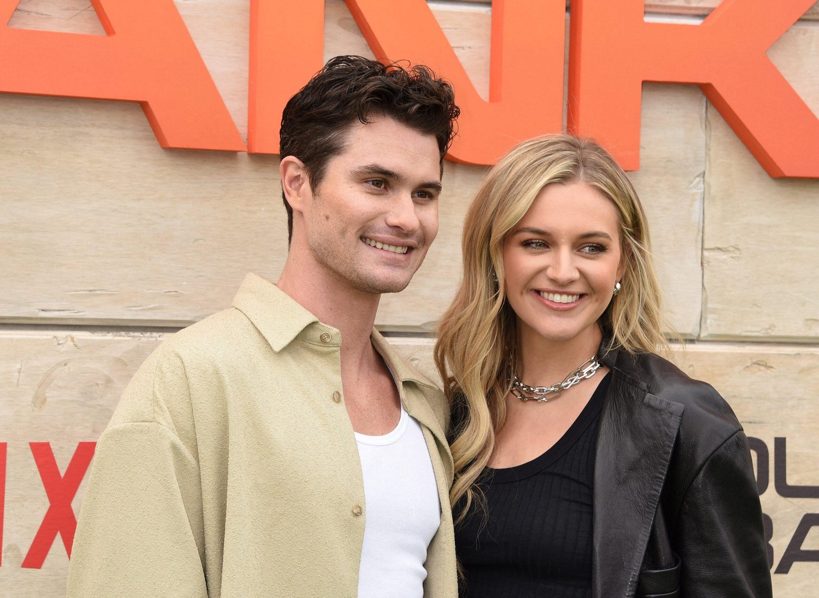 Kelsea Ballerini and Chase Stokes attend Poguellandia: Aouter Banks Season 4 Experience Red Carpet