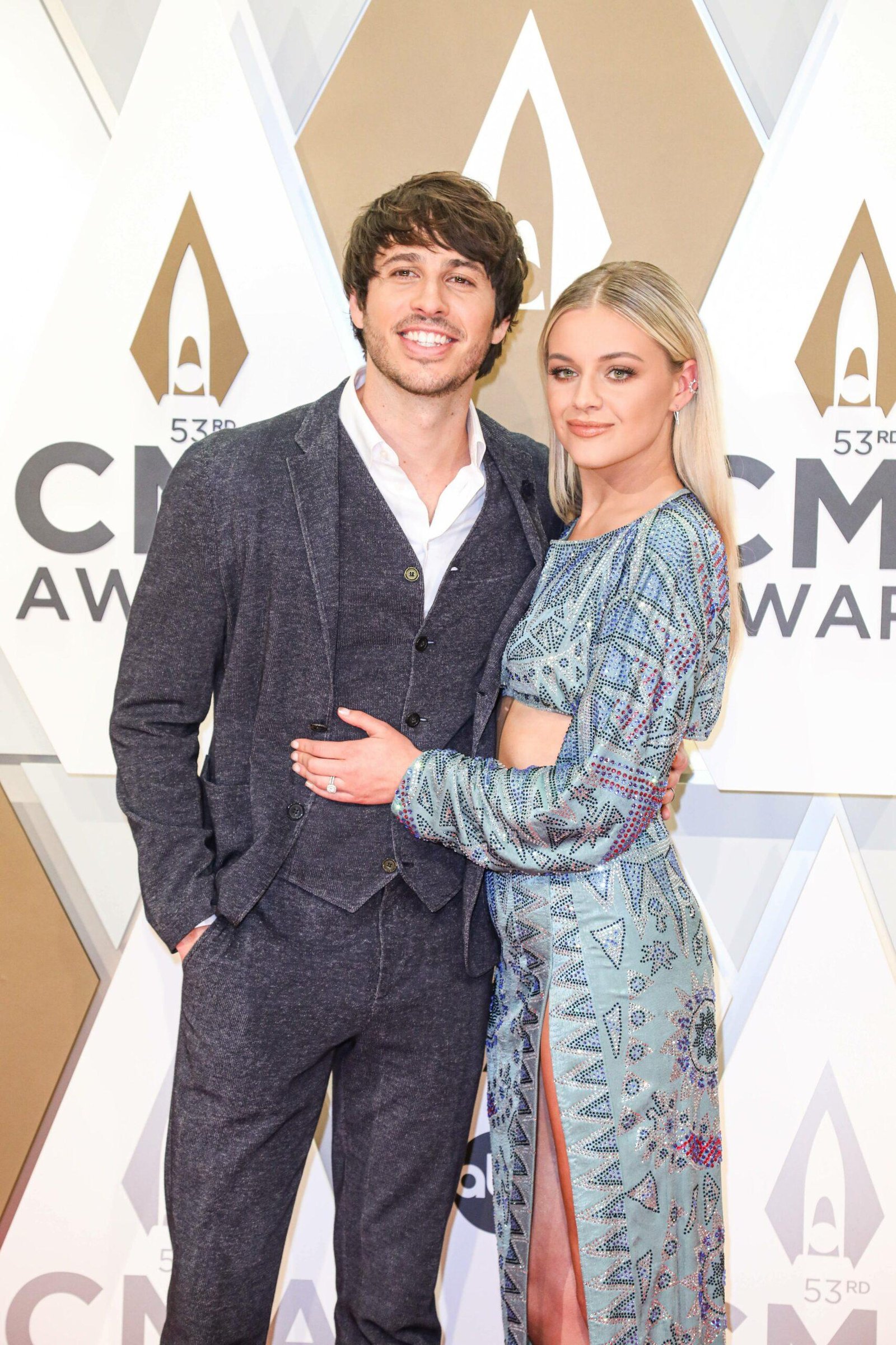 Kelsea Ballerini & Morgan Evans at CMA Awards annual 53