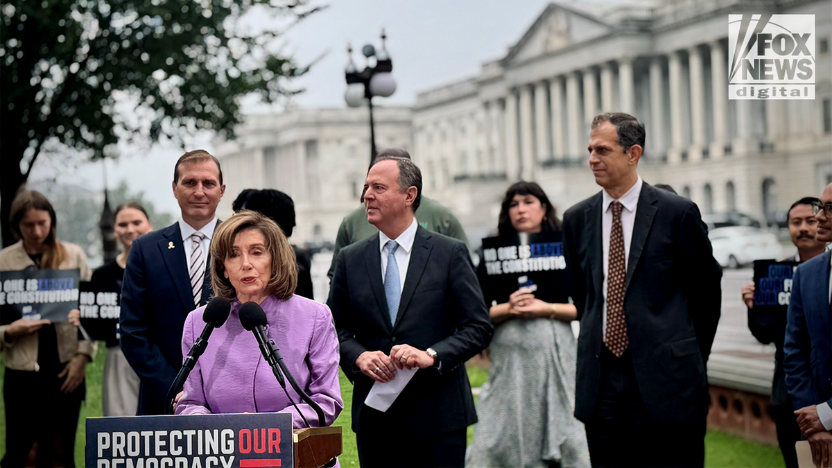 Democrats hold a press conference