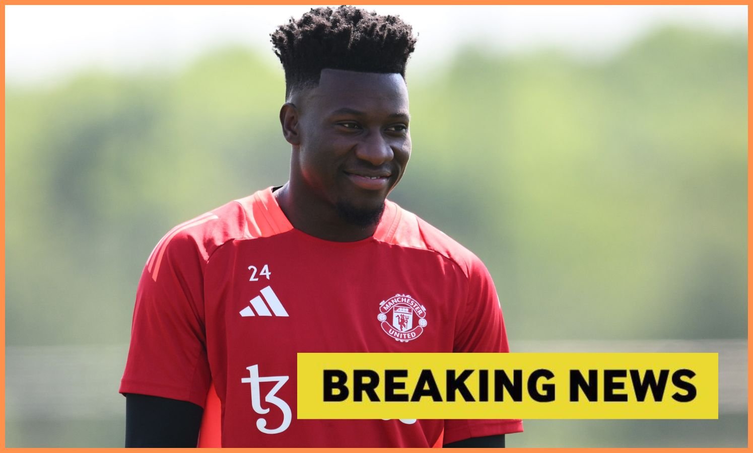 André Onana in training