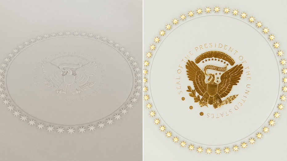 Gold sealing oval office