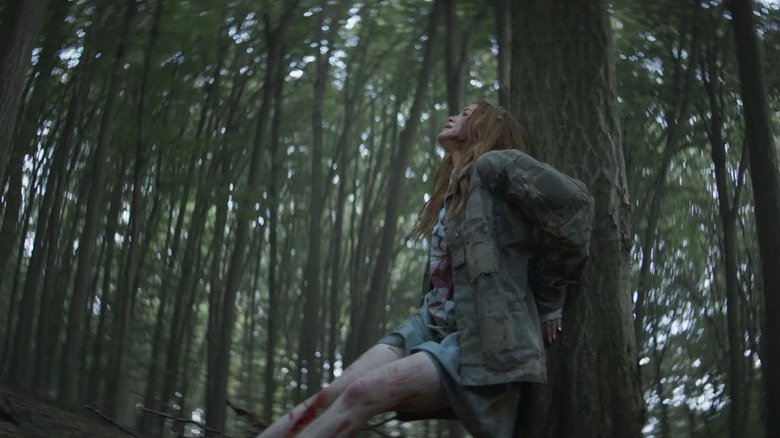Maya running through the forest in an attempt to survive in strangers - Chapter 2