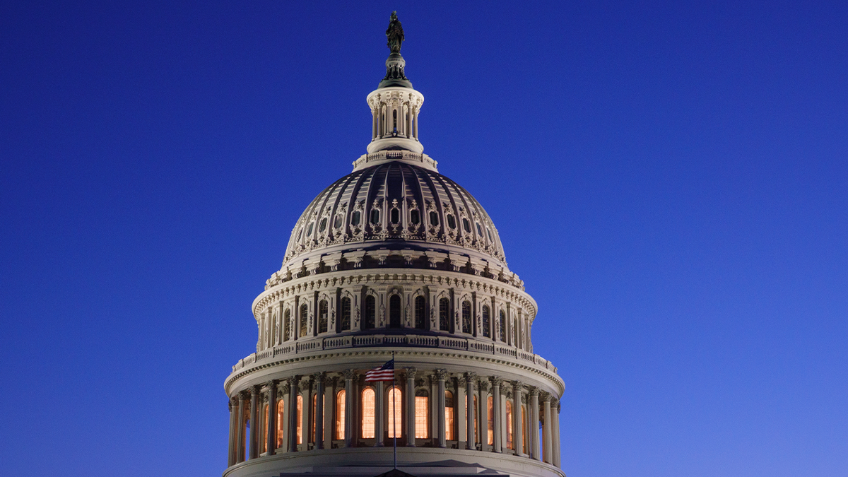 Capitol in dusk