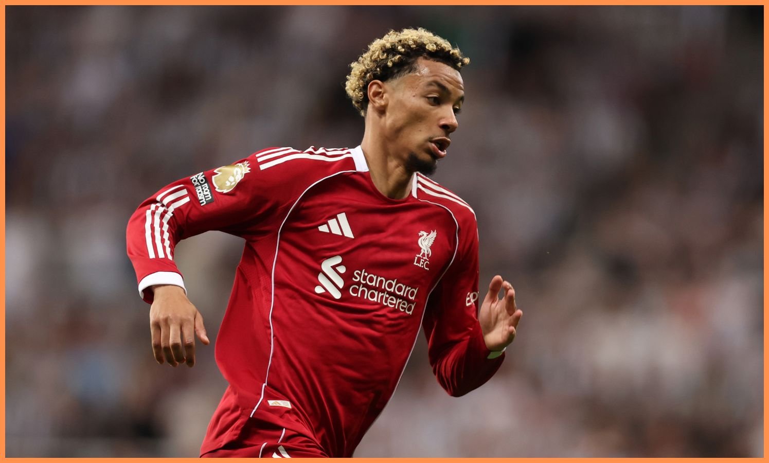 Hugo Ekitke at work for Liverpool