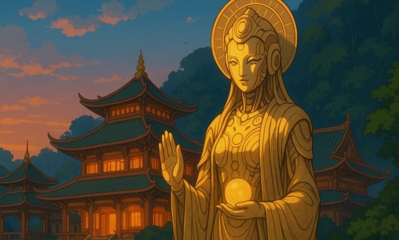 1758707759 AI Goddess Debuts at Malaysian Temple.jpeg