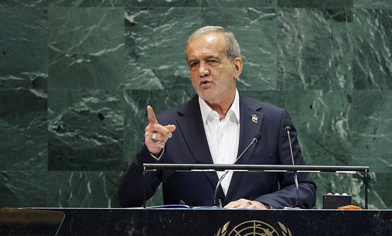 1758737122 Irans Pezeshkian slams US airstrikes in first UN General Assembly.jpg