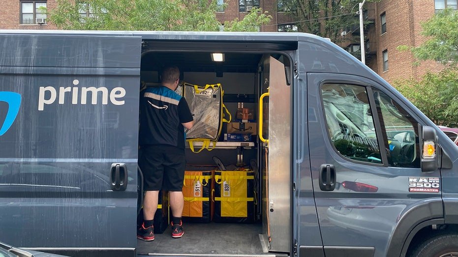 A person connecting the Amazon Prime