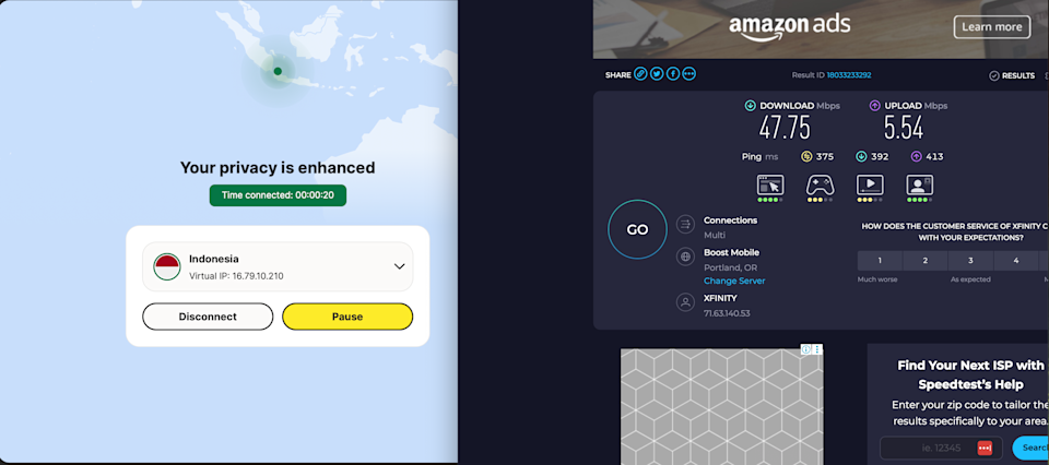 speed test norton vpn