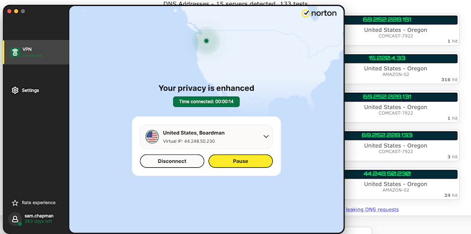 dns leak norton vpn