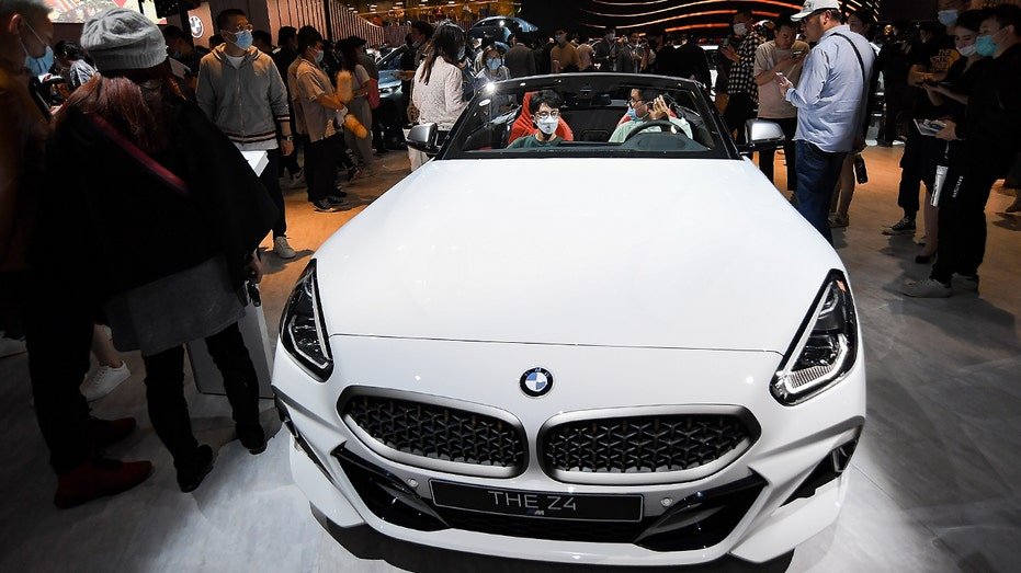 BMW Z4 is displayed in China
