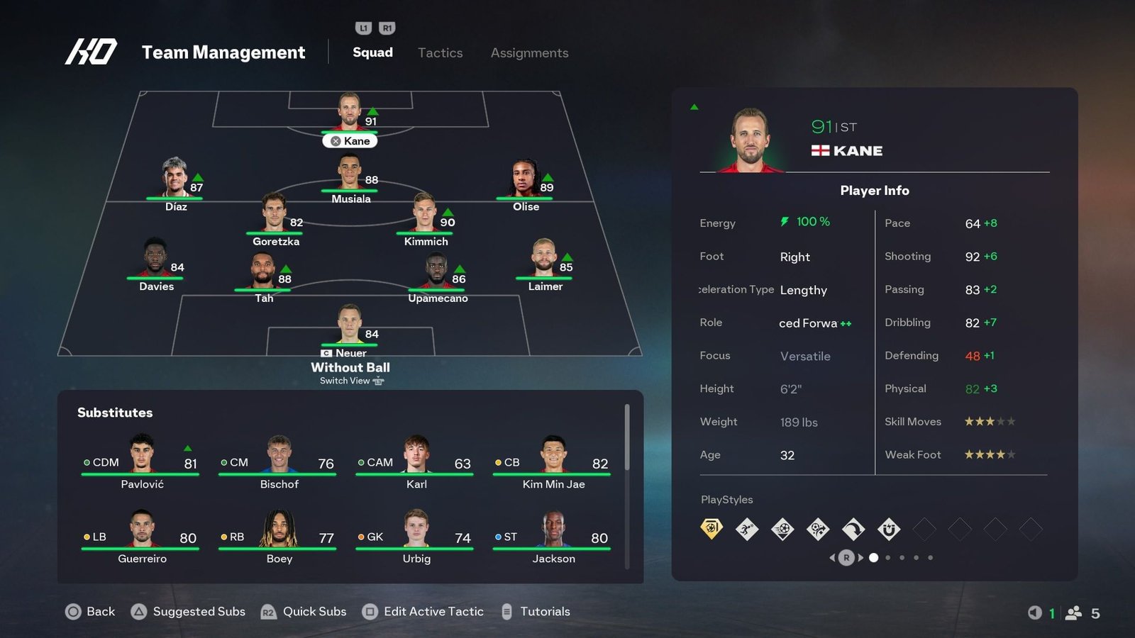 Training (image via EA SPORTS)