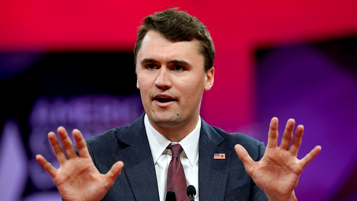 Charlie Kirk speaks in CPAC