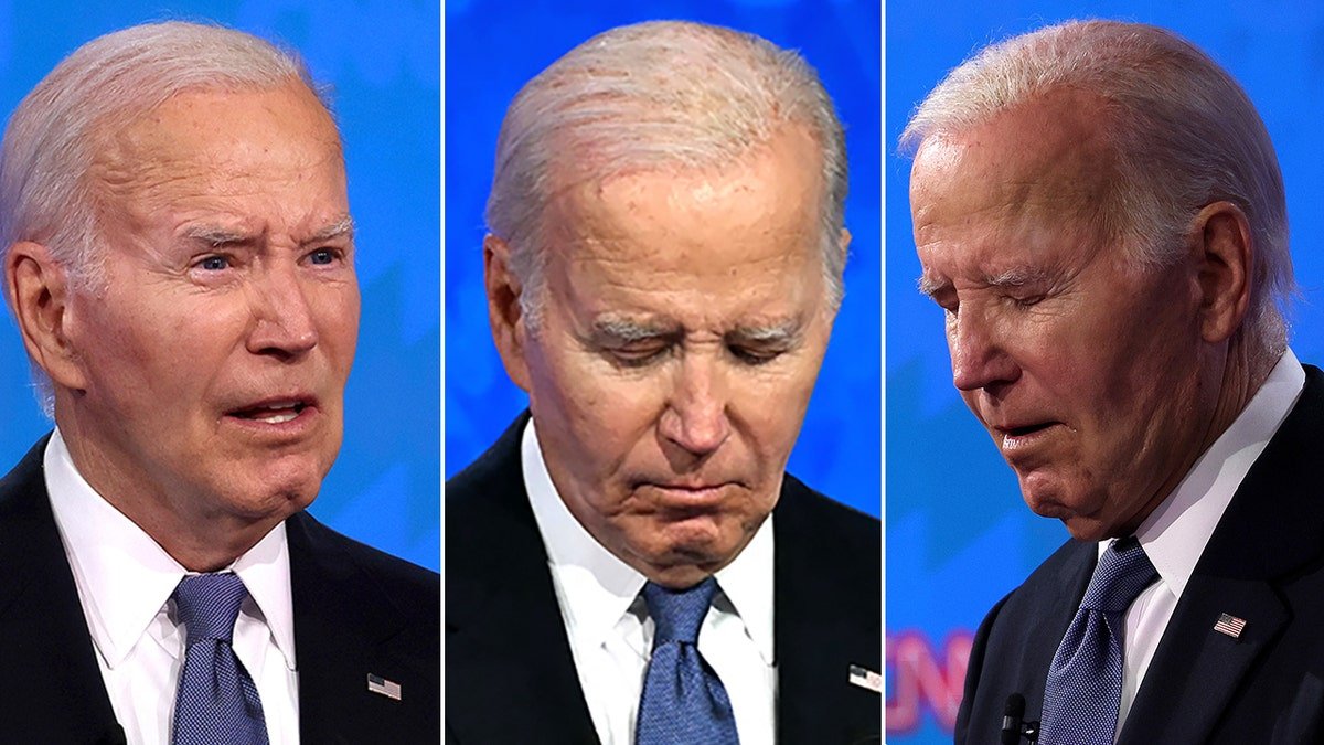 Three shots from Biden during the discussion