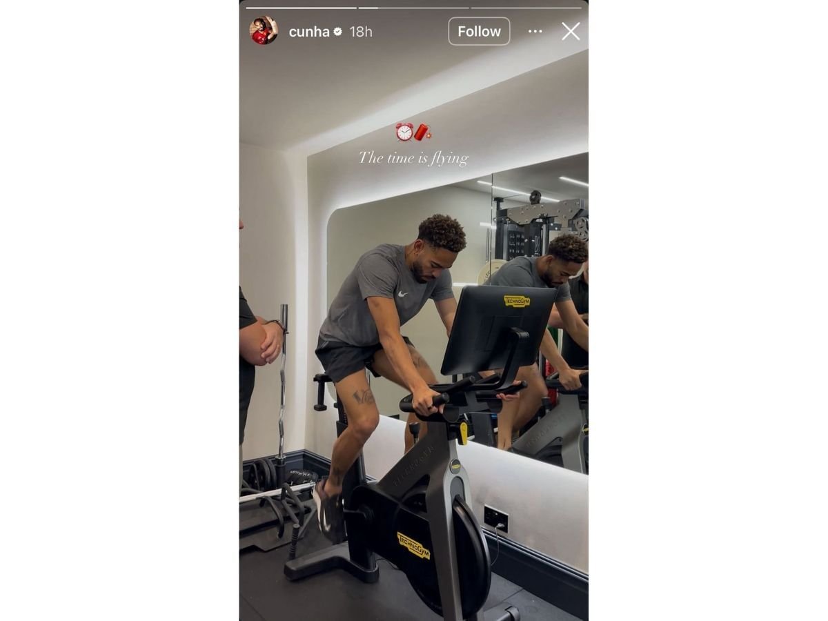 Matheus Cunha's story (photo credits: Instagram/@cunha)