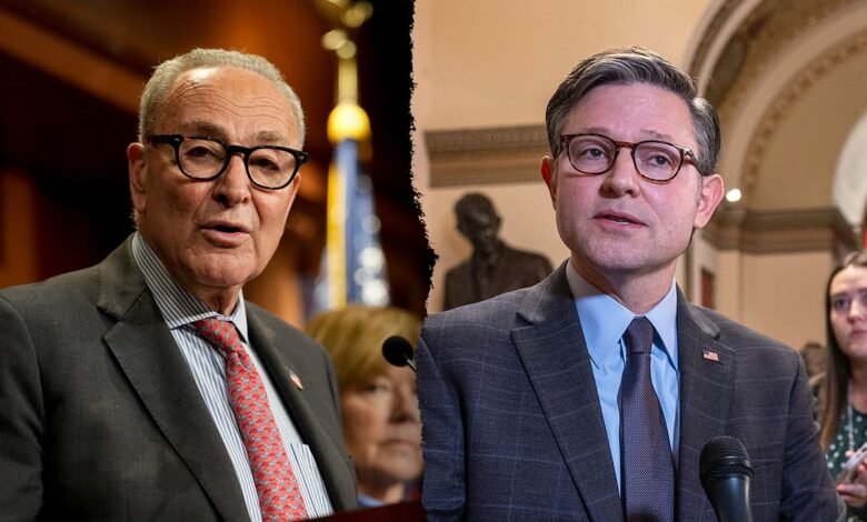 1759357974 Mike Johnson accuses Chuck Schumer of blocking ‘real discussion to.jpg