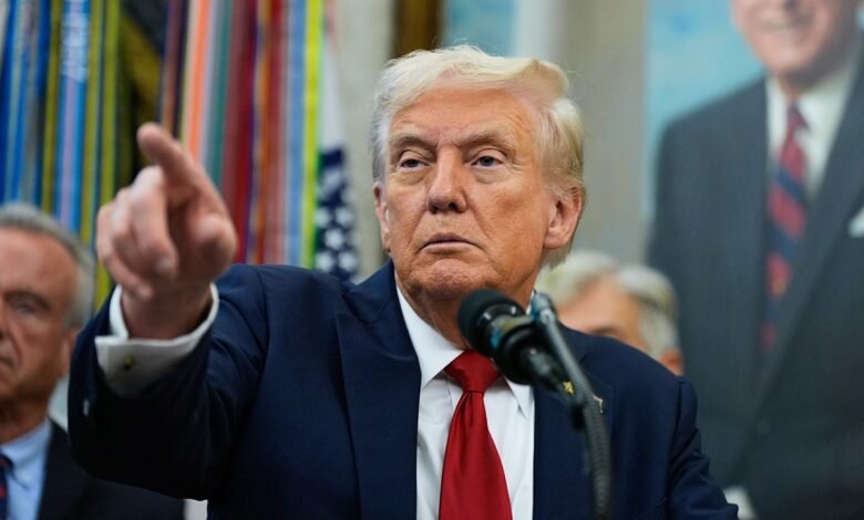 1759413319 Trump targets Democrat agencies for cuts after funding bill fails.jpg