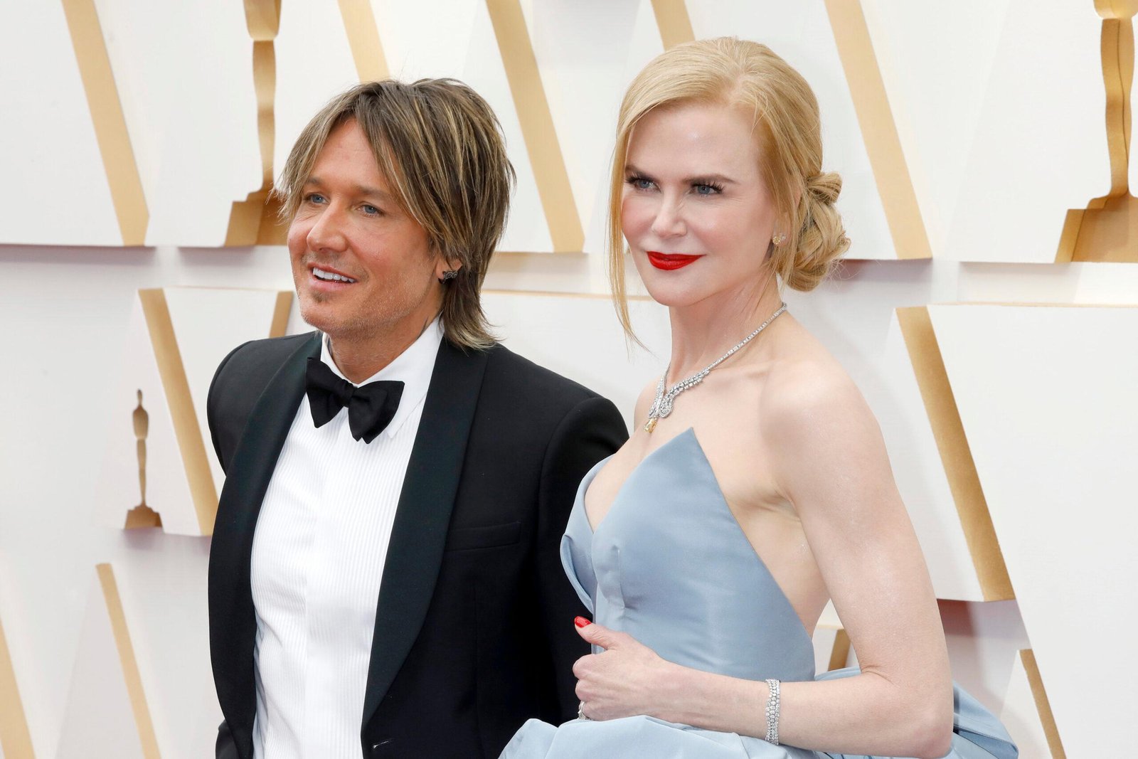 Los Angeles - March 27: Keith Urban, Nicole Kidman at the Academy Awards 94 at Dolby Theater on March 27, 2022 in Los Angeles, California