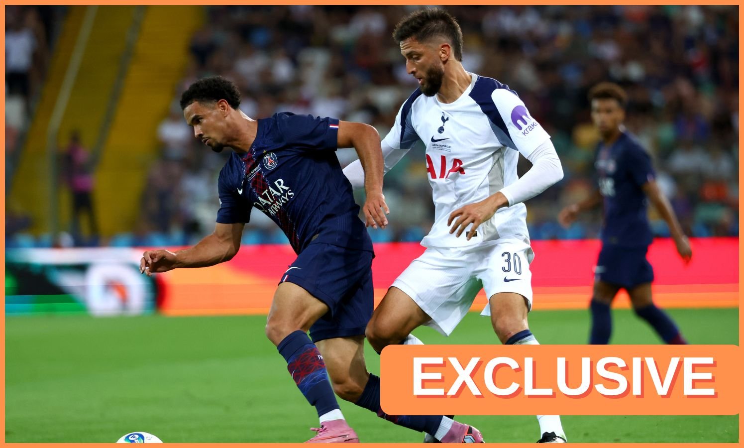 Warren Zeer Emery at work for PSG and Tottenham