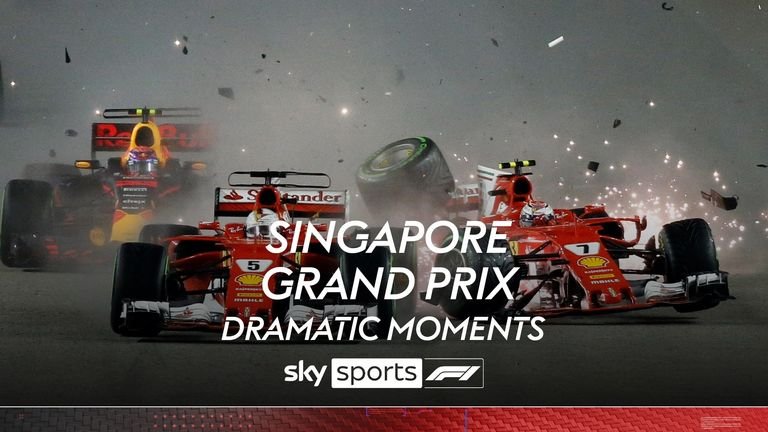Look back at some of the most dramatic moments that occurred in the Grand Prix in Singapore.