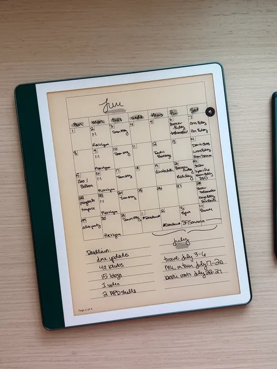 The image may have: page, text, computer, electronics, and tablet computer