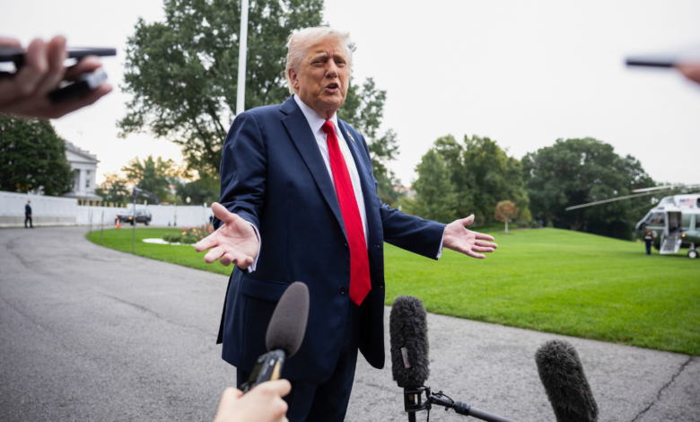 1759682664 Trump blames Democrats for government shutdown triggering layoffs.png