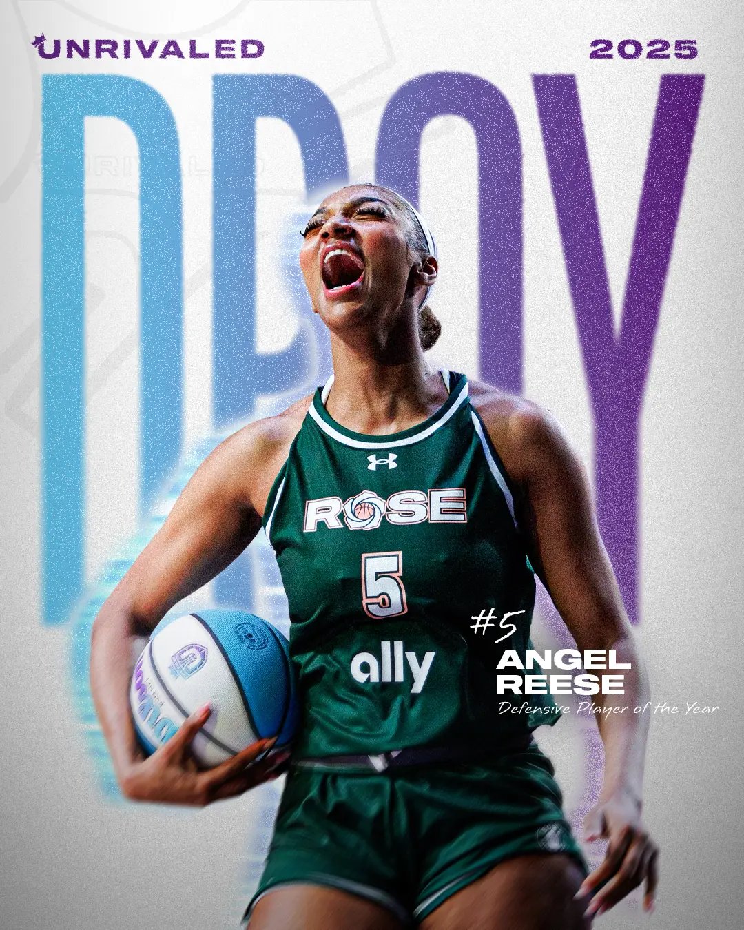 Angel Reese earns the DPOY title from Undivled.