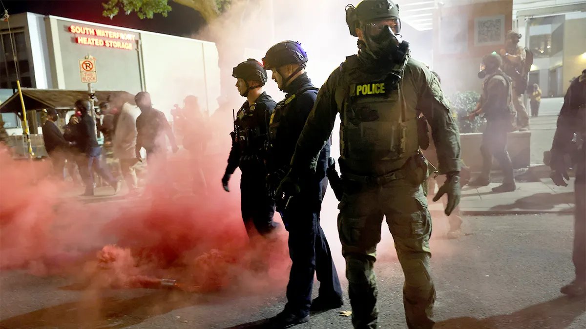 Police in Portland, Oregon