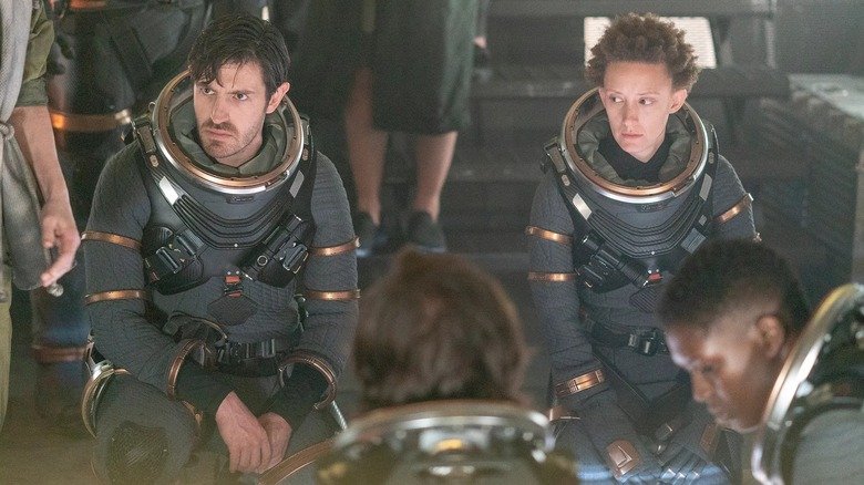The satellite mission crew looks sad in the 2018 series adapted from Nightflyers