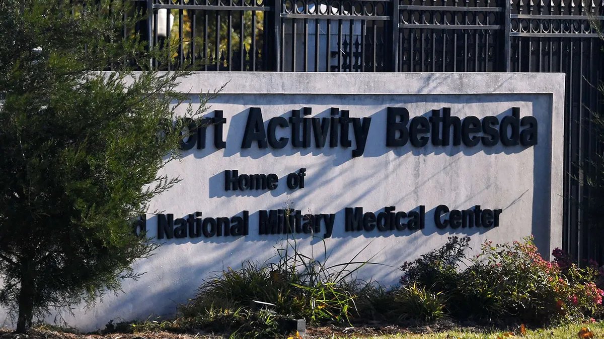 Walter Reed Hospital admission sign