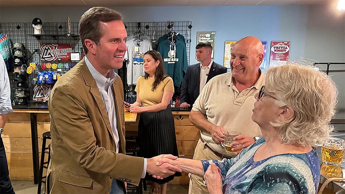 Andy Beshear salutes Democratic activists