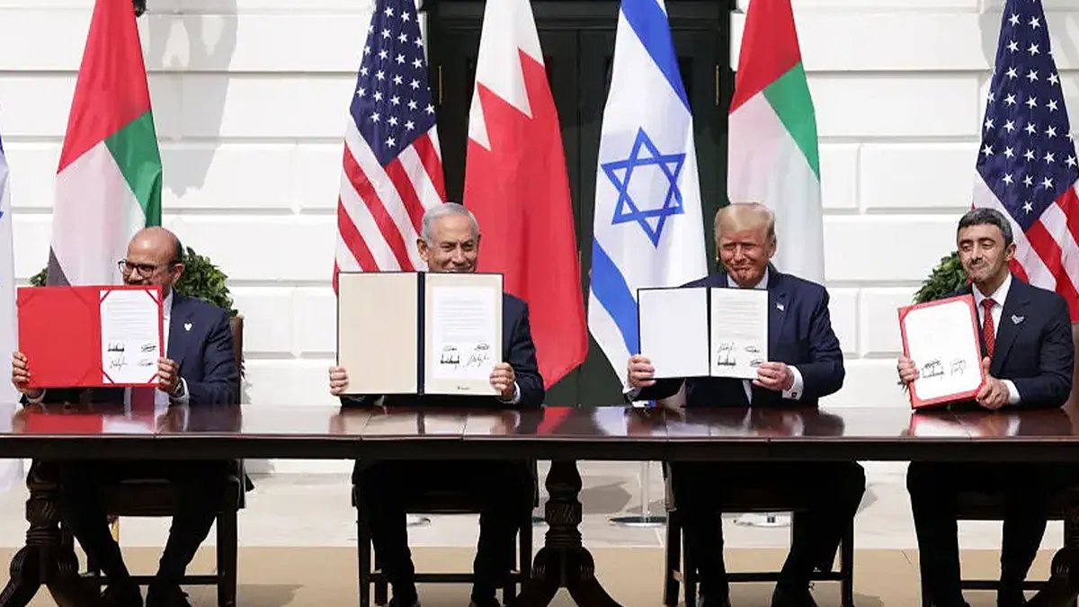 Signing of the Abraham Accords in 2020