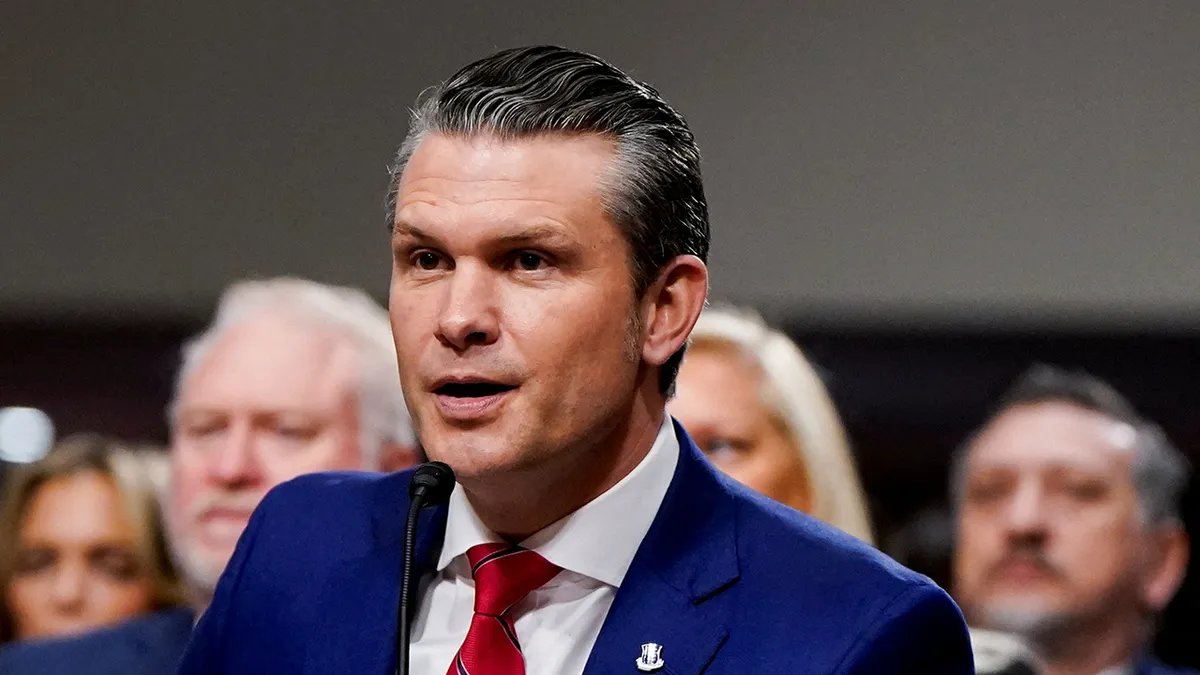 Pete Hegseth speaks