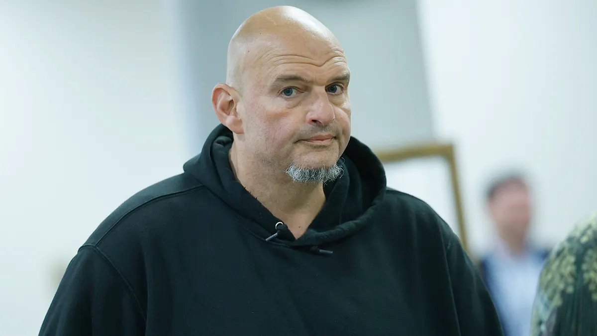 Senator John Fetterman at the Capitol